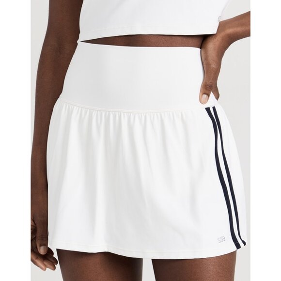 Splits59 | Large | Tennis Skirt Air-weight High Waist Skort With Stripes - Picture 1 of 12